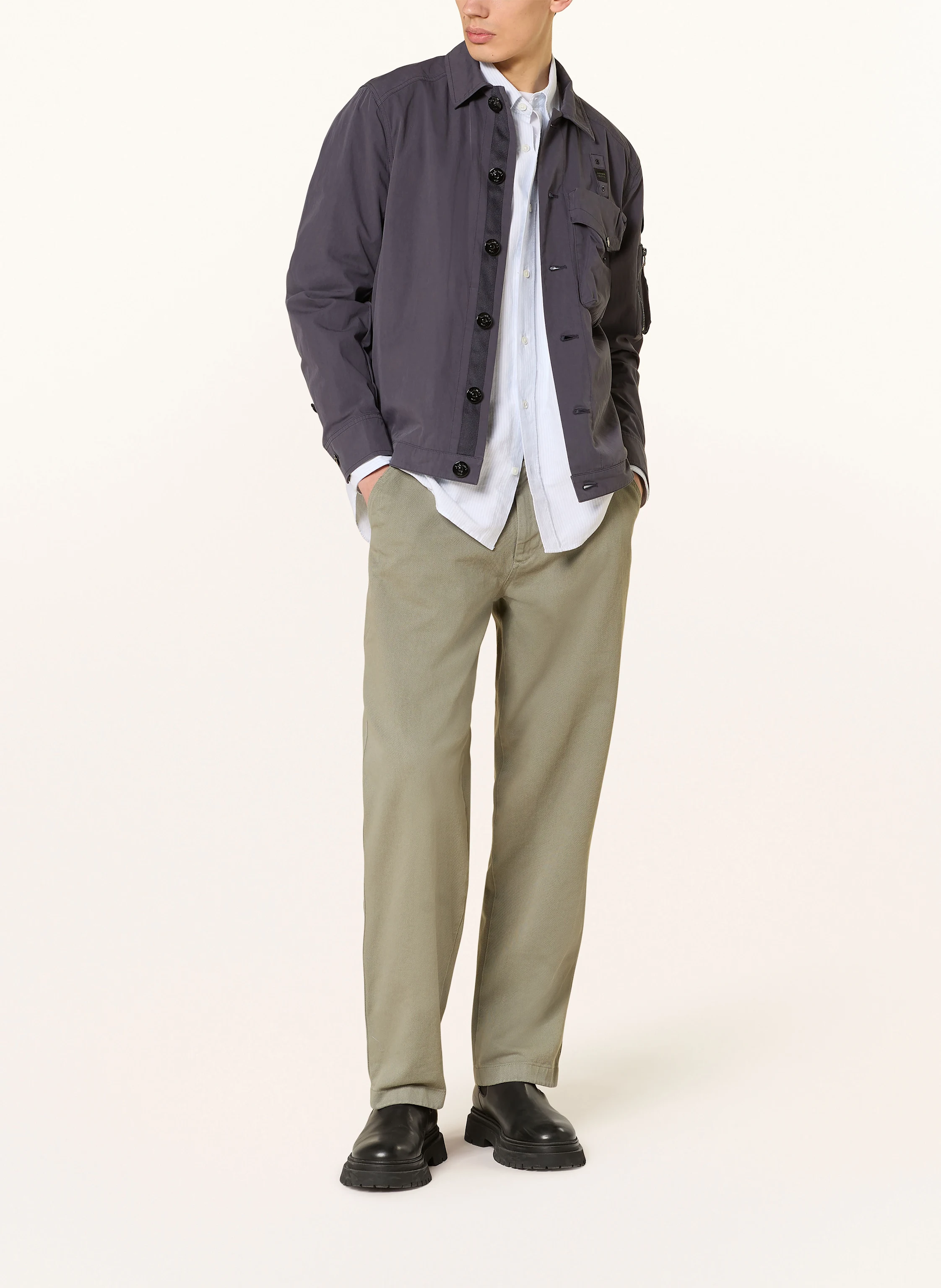 Blauer Blouson