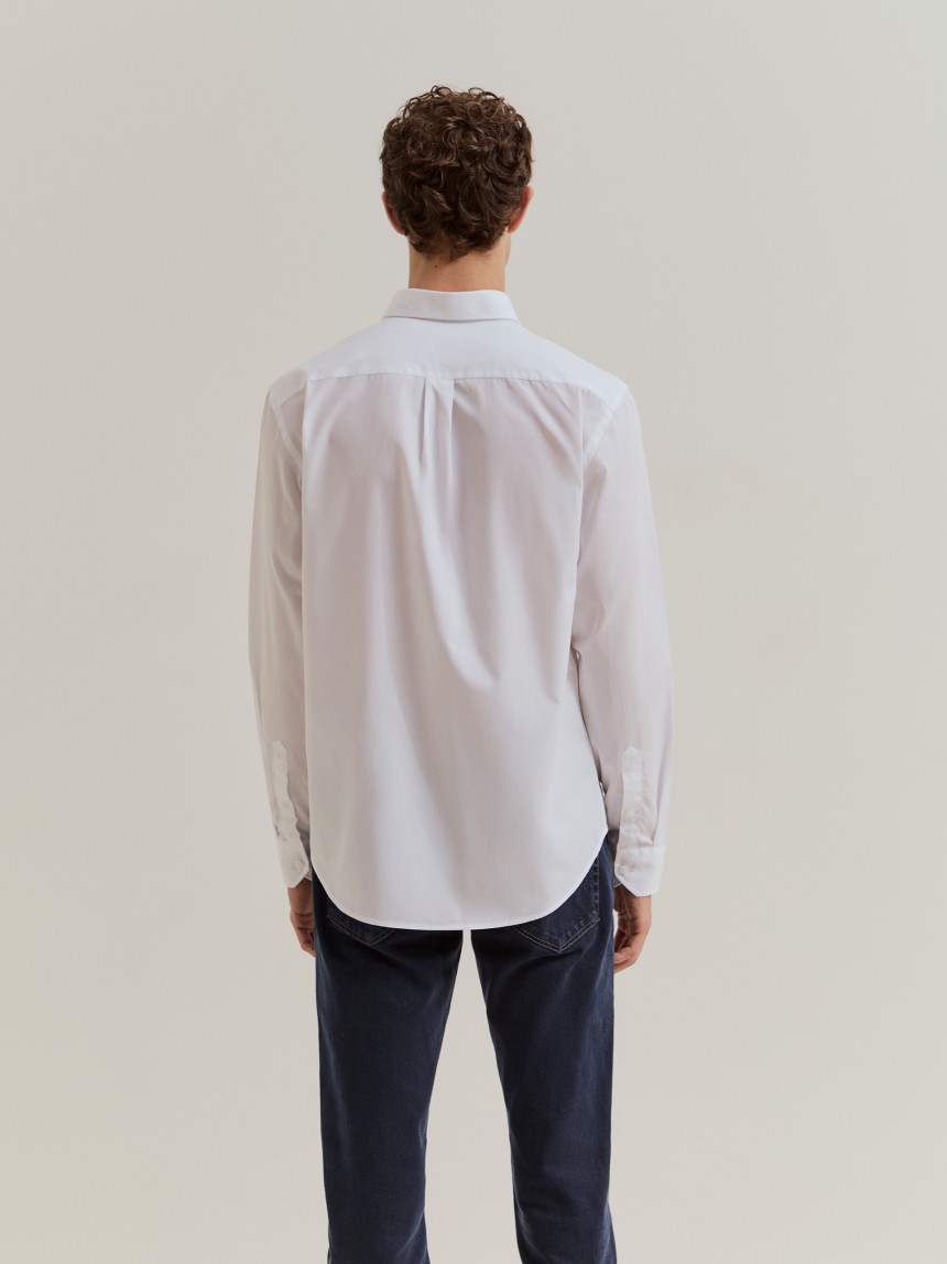 Camisa regular fit de algodão