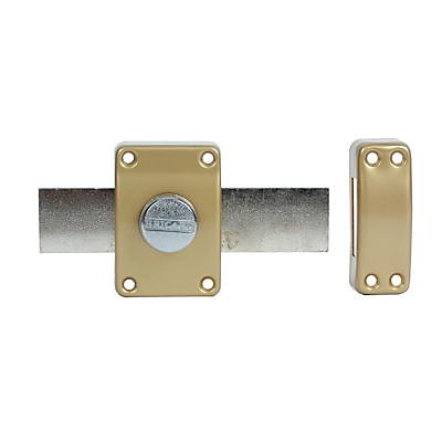 Verrou à bouton Alpha doré 45 x 160 mm