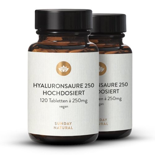 Sunday Natural Products  Hyaluronsäure 250 mgHochdosiert
