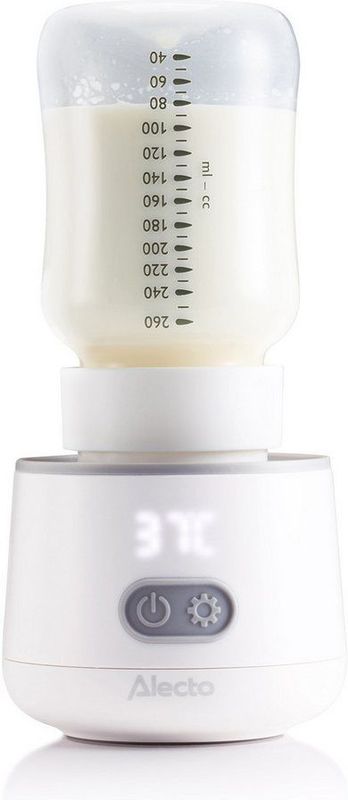Alecto - BW1000 - Draagbare Flessenwarmer - Compact - Draadloos - Inclusief Adapters