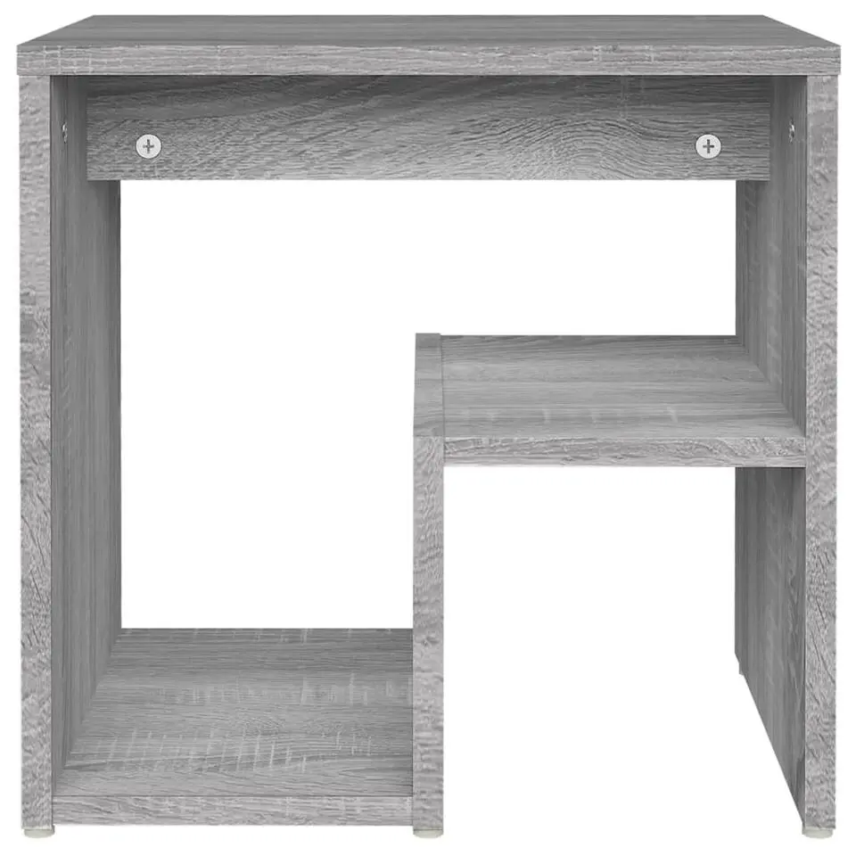 vidaXL - Nachtkastjes - Grijs sonoma eiken - Hout - 40 x 30 x 40 cm - 2 stuks