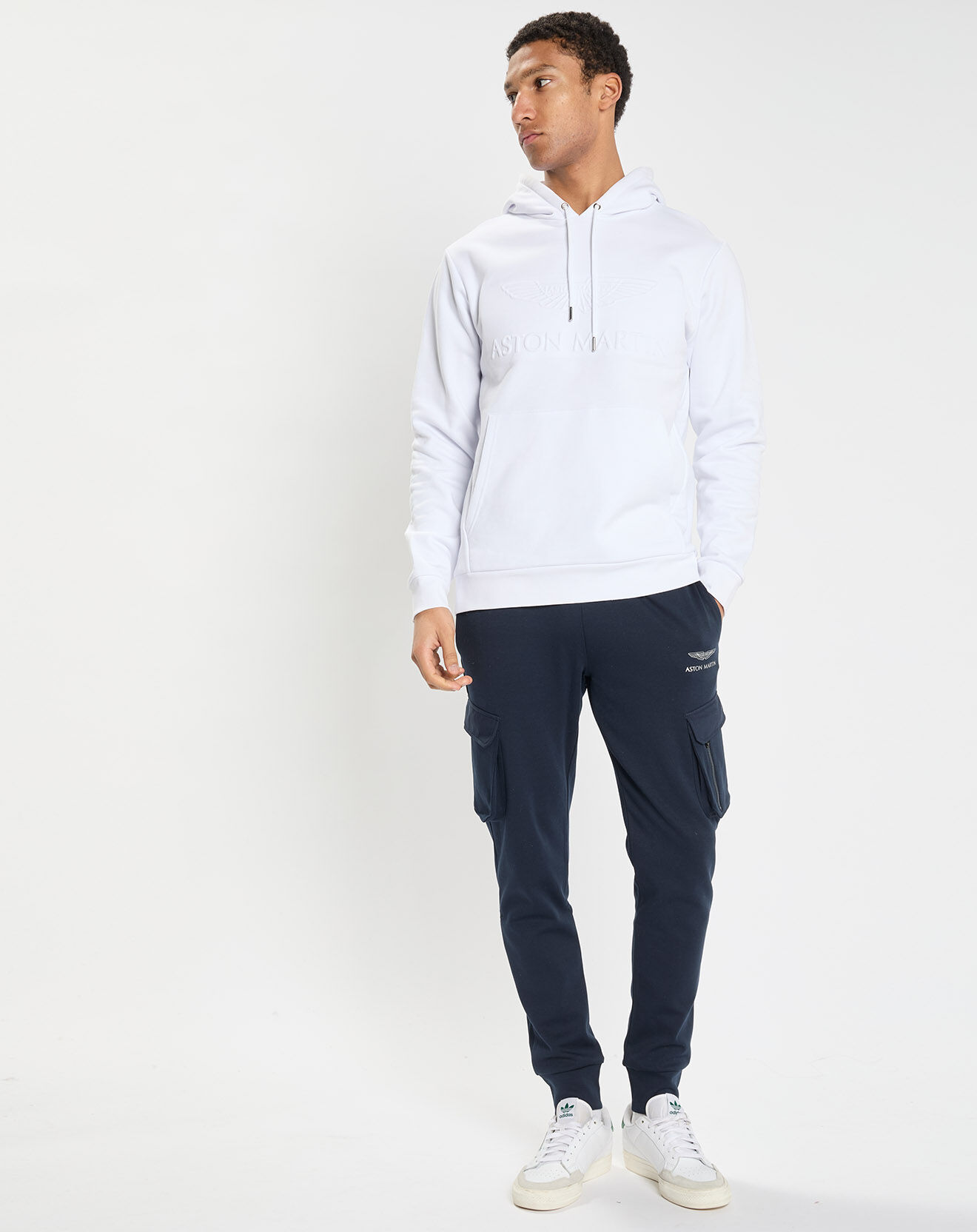 Hackett London Sweat à capuche Aston Martin Racing blanc