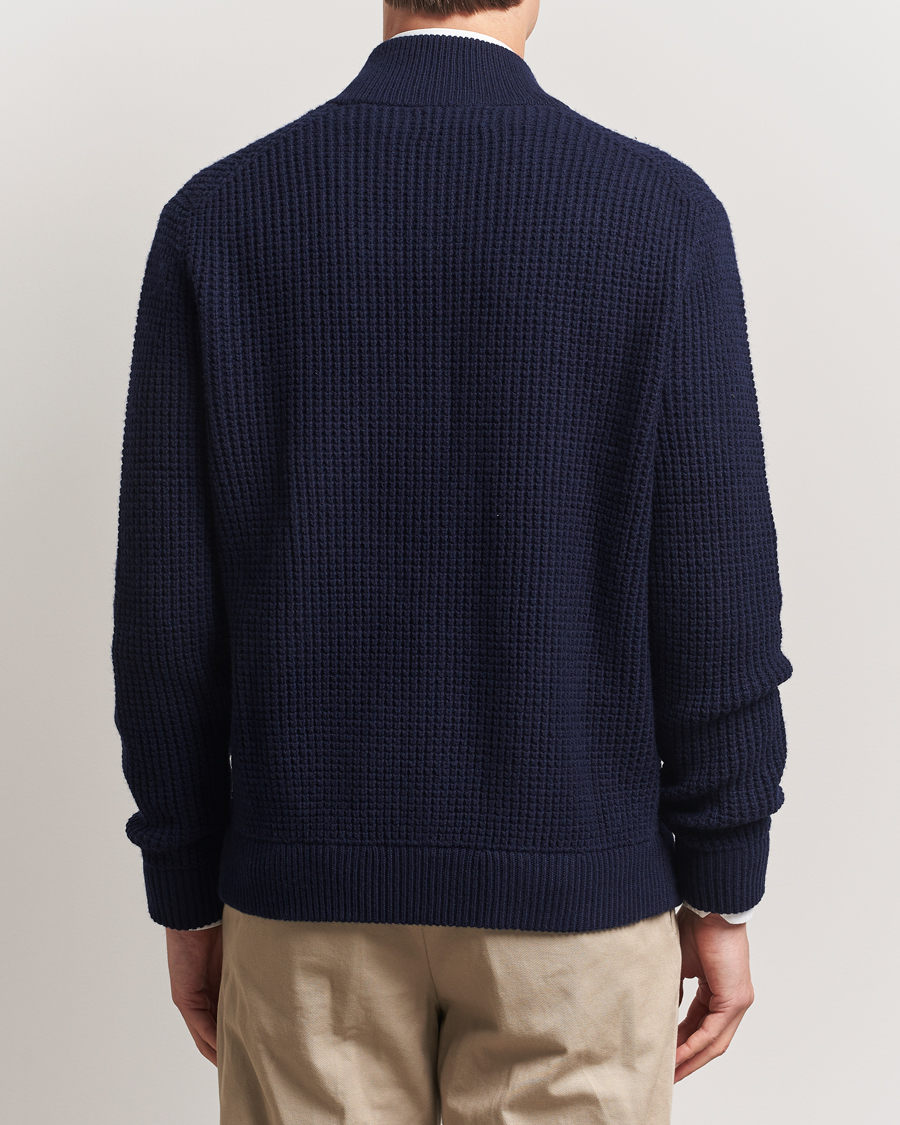 Polo Ralph Lauren Cotton/Wool Button Cardigan Hunter Navy