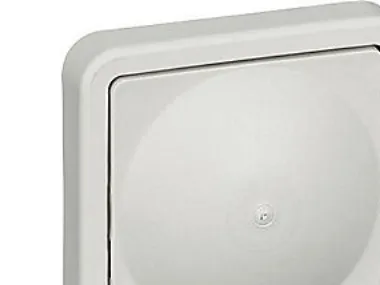 LAURITZ KNUDSEN Opus® 74 adaptordæksel for lampeudtag lysegrå.