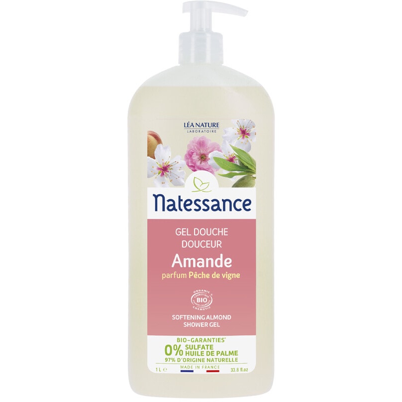 Gel douche relaxant  bio - Amande - 1 L