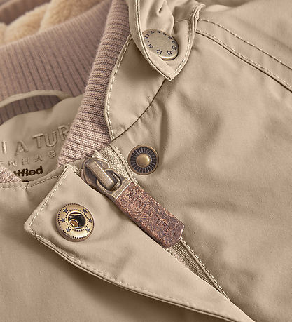 Mini A Ture Vinterjakke - Wang Fleece - Savannah Tan