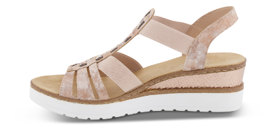 Rieker Damesandal med hæl Rosa V3822-31