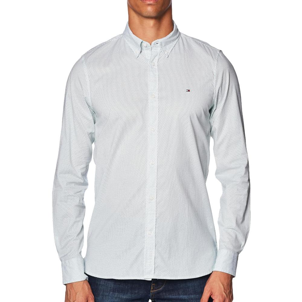 Tommy Hilfiger Chemise Blanche Homme Tommy Hilfiger Flex Mini