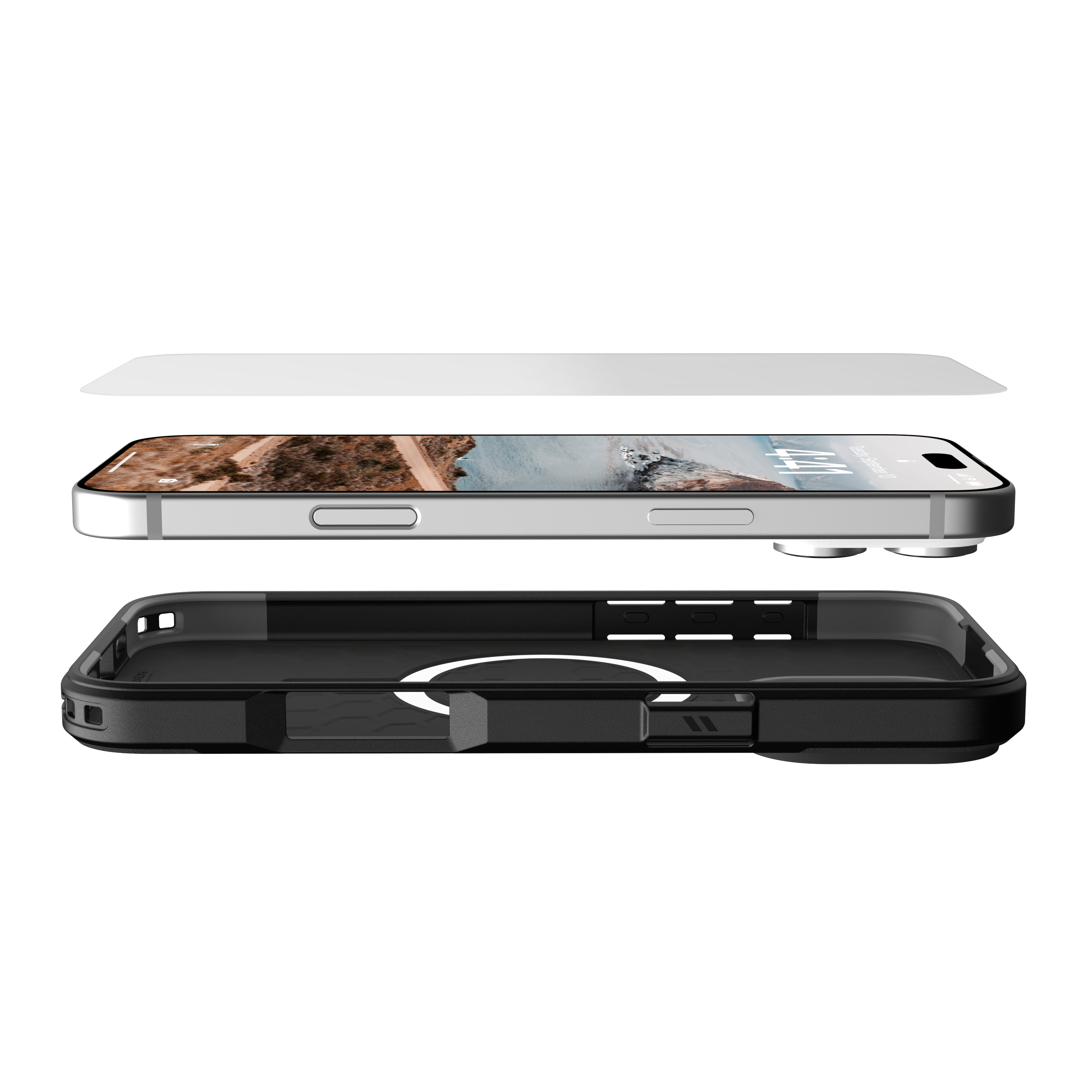 iPhone 16 Pro Max Glass Shield Panzer Glas Displayschutz Case Friendly (14436411NA)