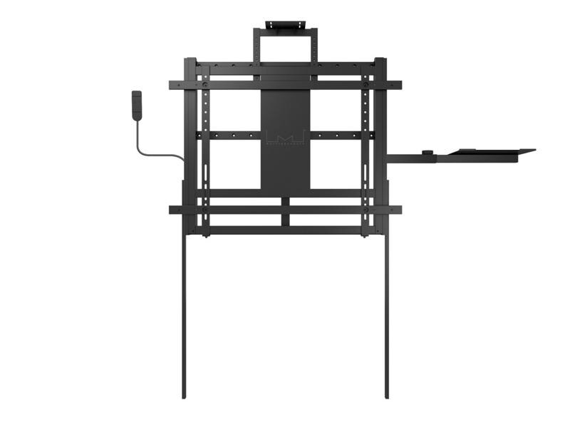 Multibrackets Wandhalterung M Motorisiert 80 kg HD Schwarz Wandmontage mit motorischer Höhenverstellung