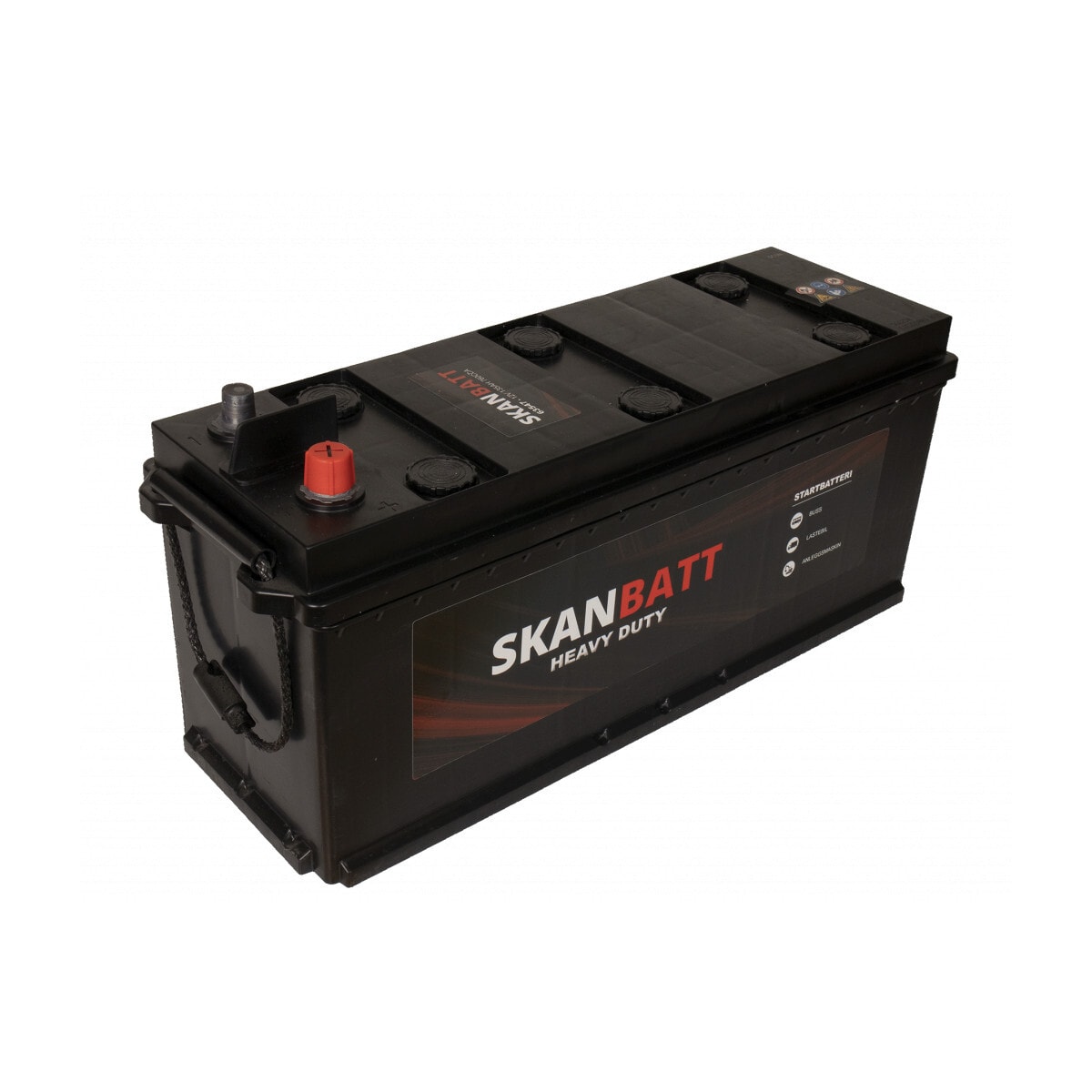 SKANBATT Startbatteri 12V 135AH 760CCA (514x175x210/226mm) +høyre