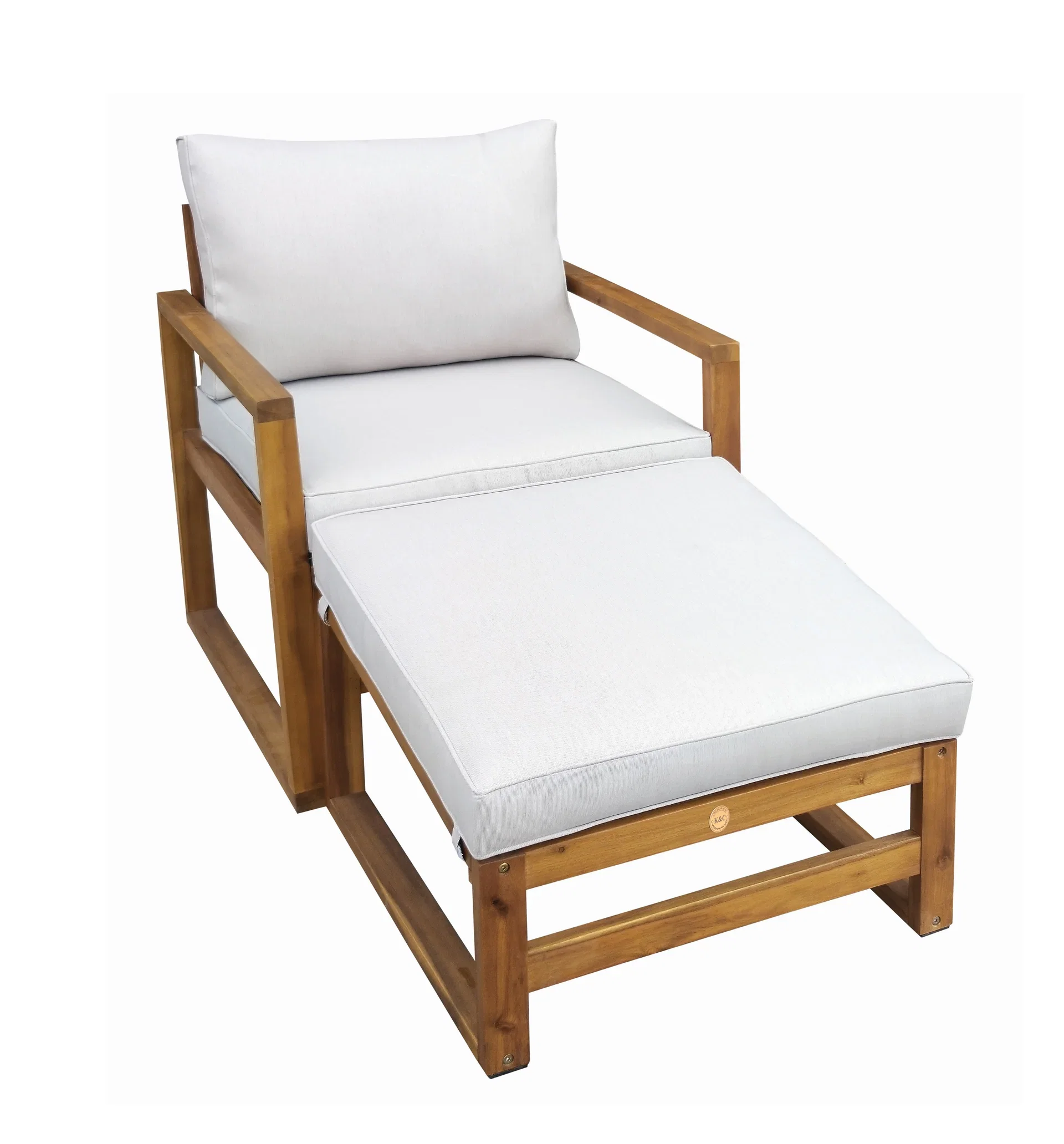 King & Caroline Stol m/Ottoman Kinsley Høyde 75 cm