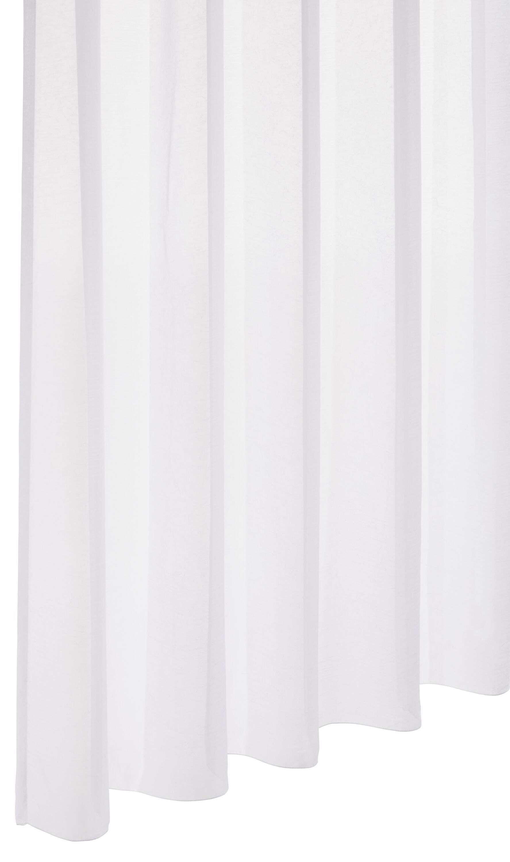 TACIANA Fertigvorhang Tag - Weiss / B: 150.0 cm x H: 250.0 cm