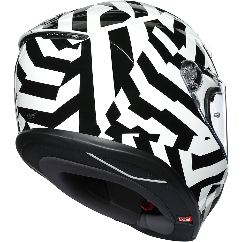 AGV - Casque K6 Secret Noir / Blanc