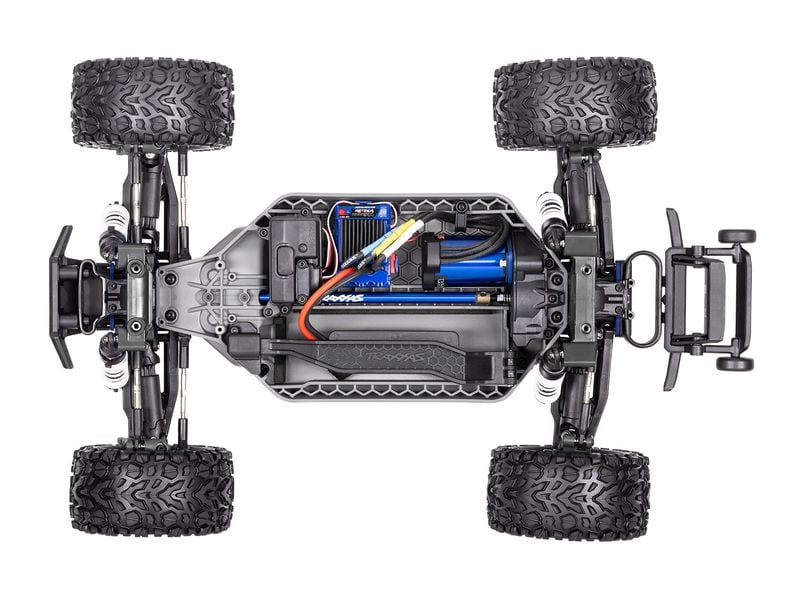 Traxxas Stadium Truck Rustler 4x4 VXL Orange, ARTR, 1:10 4WD Stadium Truck mit Velineon VXL-3S Brushless Antrieb
