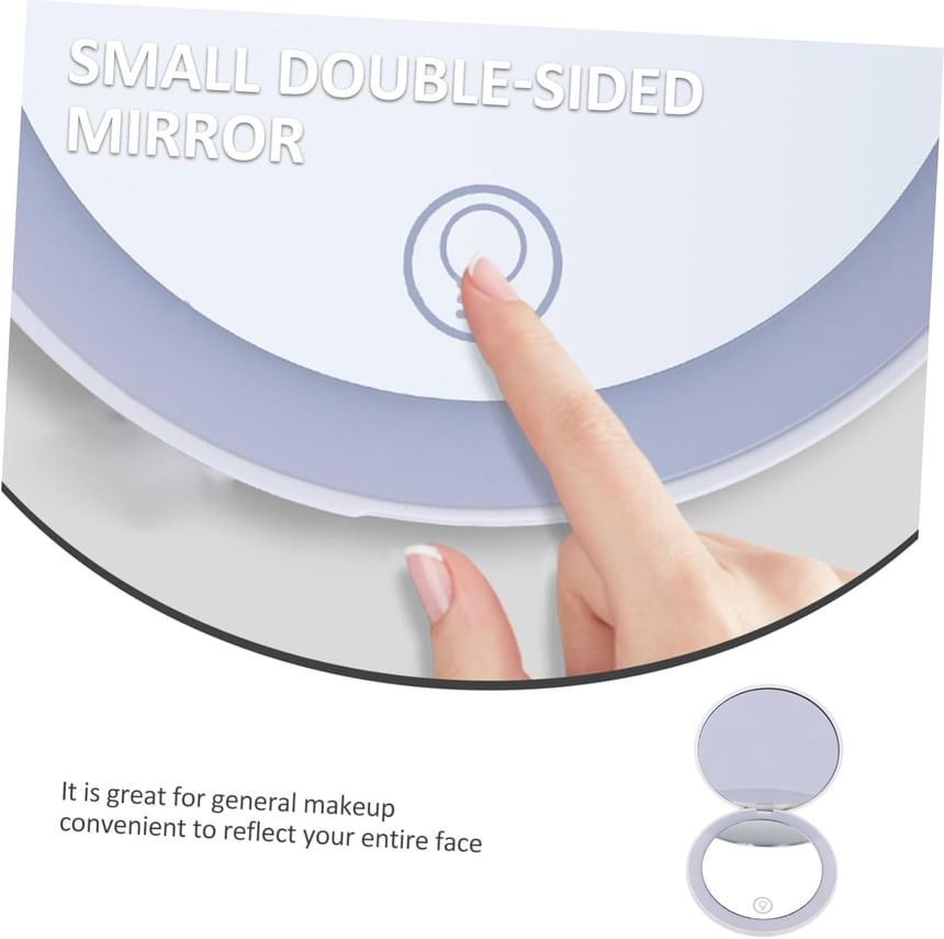 HOMTEC - USB oplaadbare LED draagbare make-upspiegel (verschillende ontwerpen)
