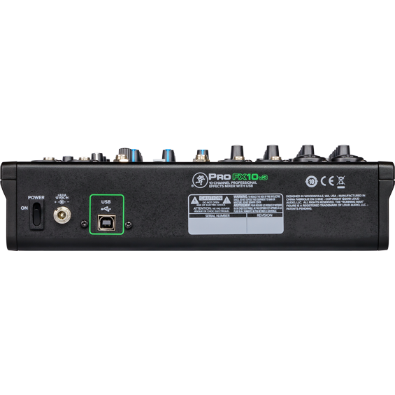 Mackie ProFX10v3 FX-mixer met USB-interface