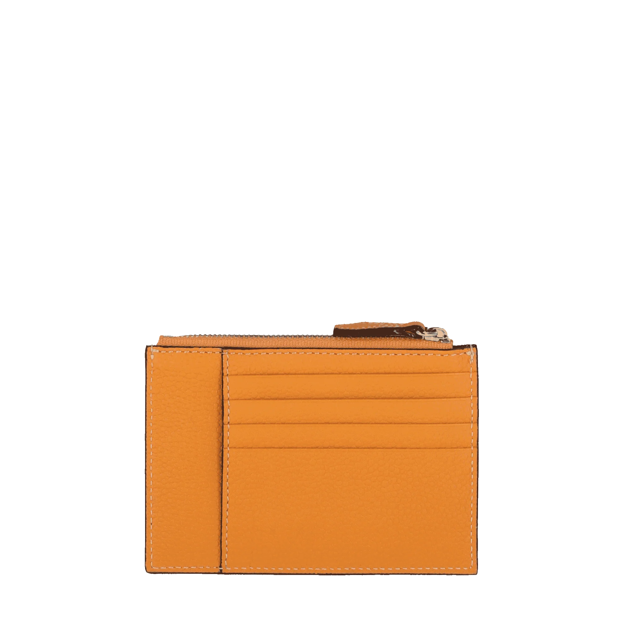 Porte-cartes zippé Ninon de Lancel-Mandarine
