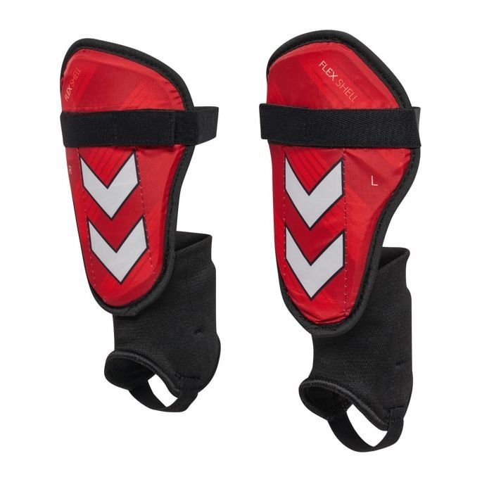 Hummel Protège-Tibias Flex Shell - Rouge/Noir