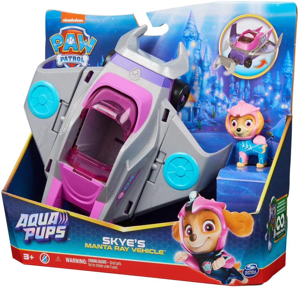 PAT'PATROUILLE - VEHICULE ET FIGURINE STELLA AQUA PUPS