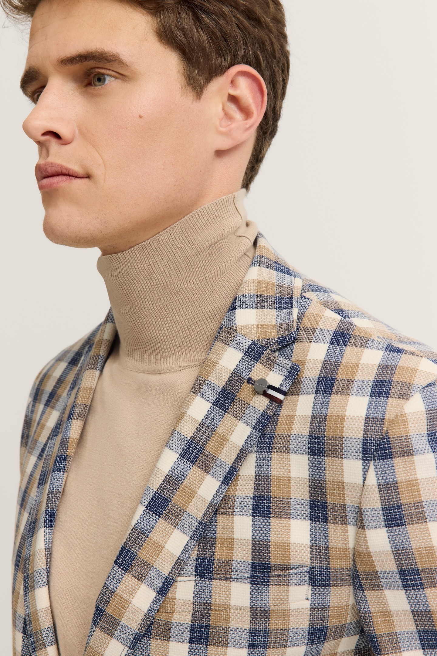 bugatti Sakko »Modern Fit«, kariert mit Stretch-Futter