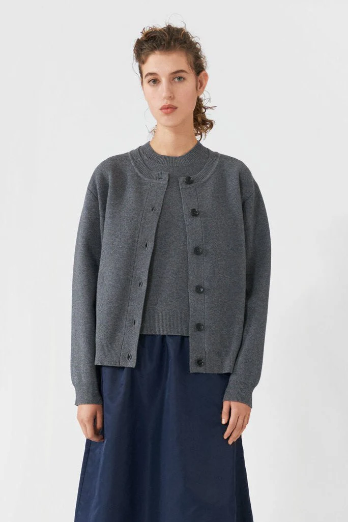 Lovechild1979  Jasmine cardigan - Grey Mel