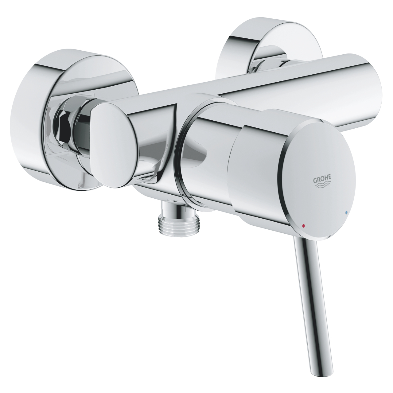 Grohe Concetto douchekraan z. omstel m. koppelingen HOH=15cm chroom