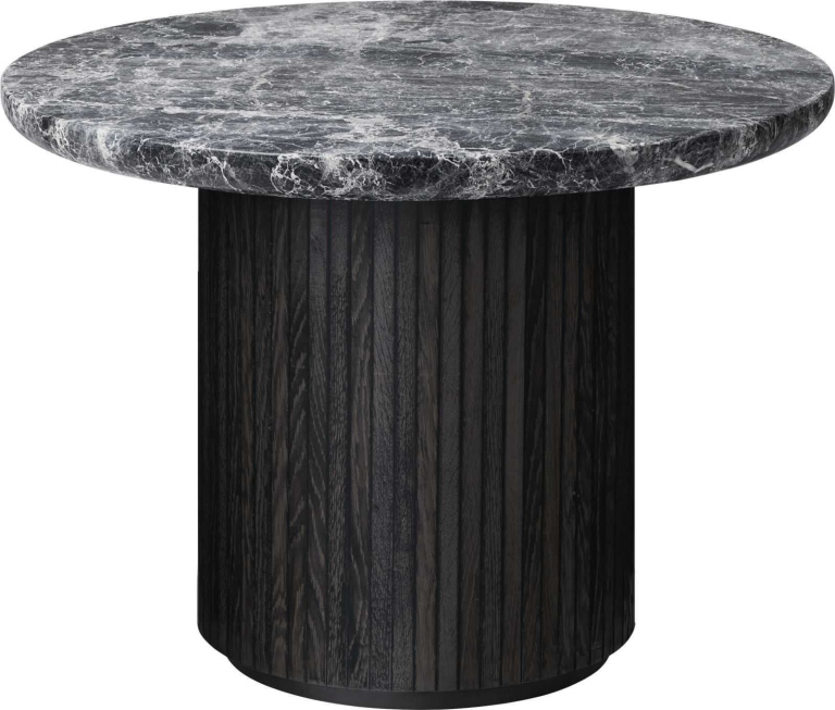 Gubi Moon salontafel 60 grijs marmer