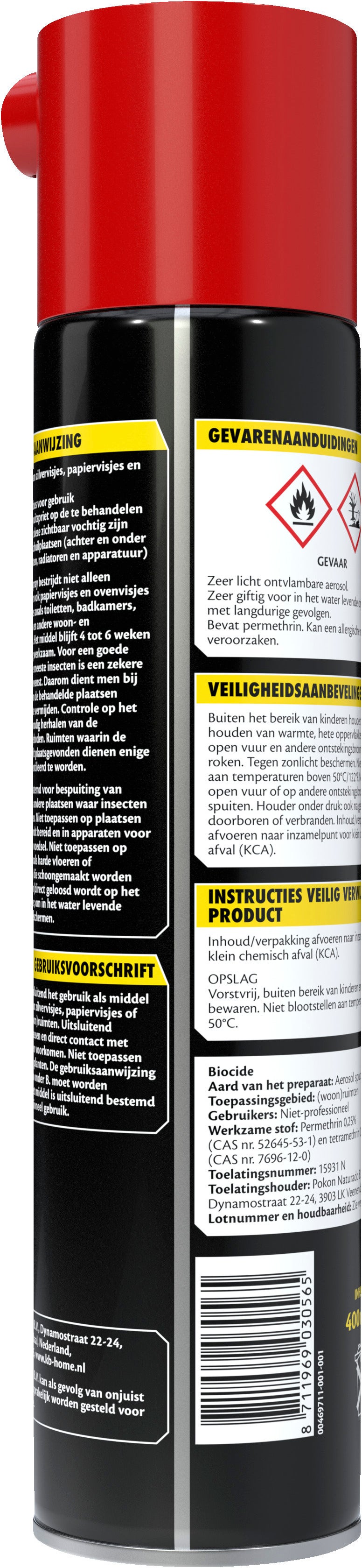 KB zilvervisjes spray 400 ml