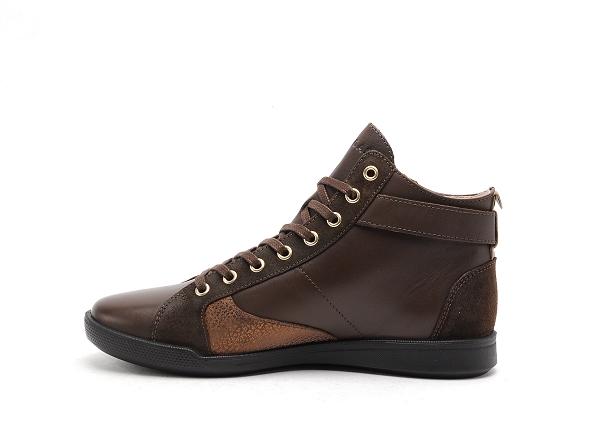 Pataugas boots bottine plates femme palme mix marron