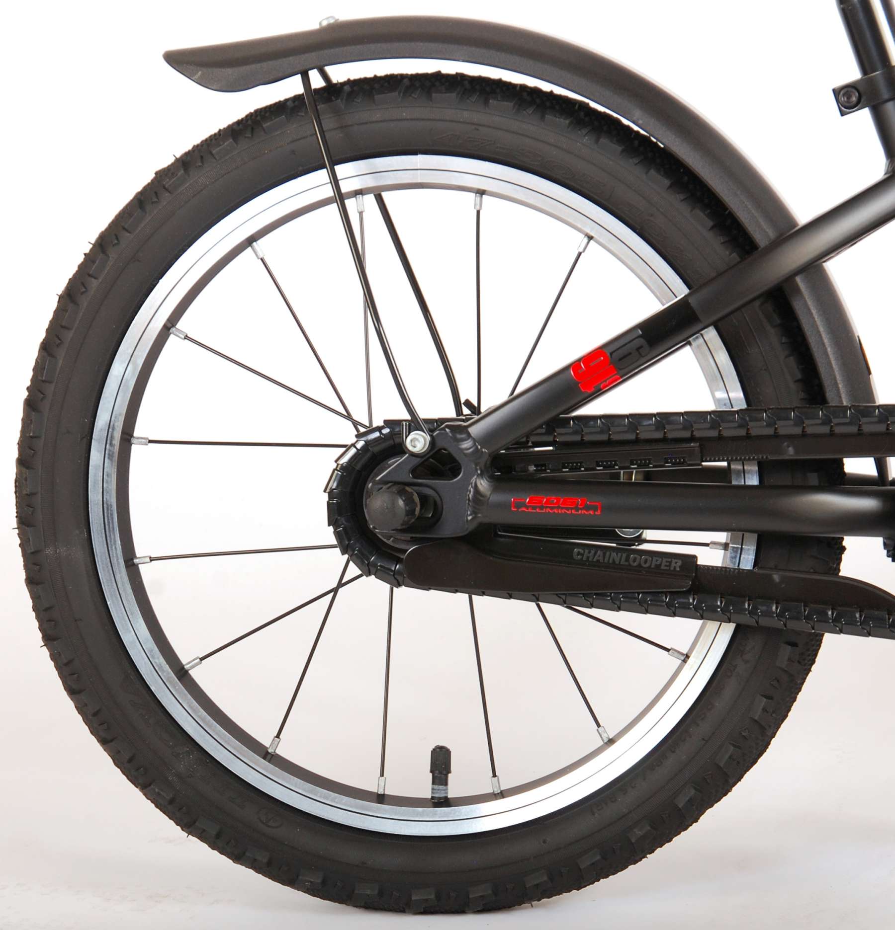 TPFSports Blaster Kinderfahrrad - Jungen - 16 Zoll - Rücktritt + Handbremse - Schwarz