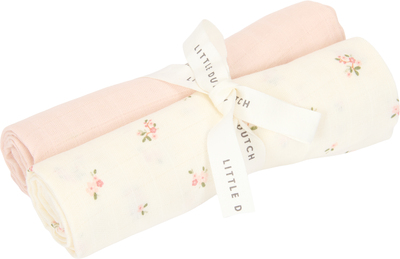 Little Dutch Fairy Blossom & Blossom Musselintepper 2-Pakk, Hvit