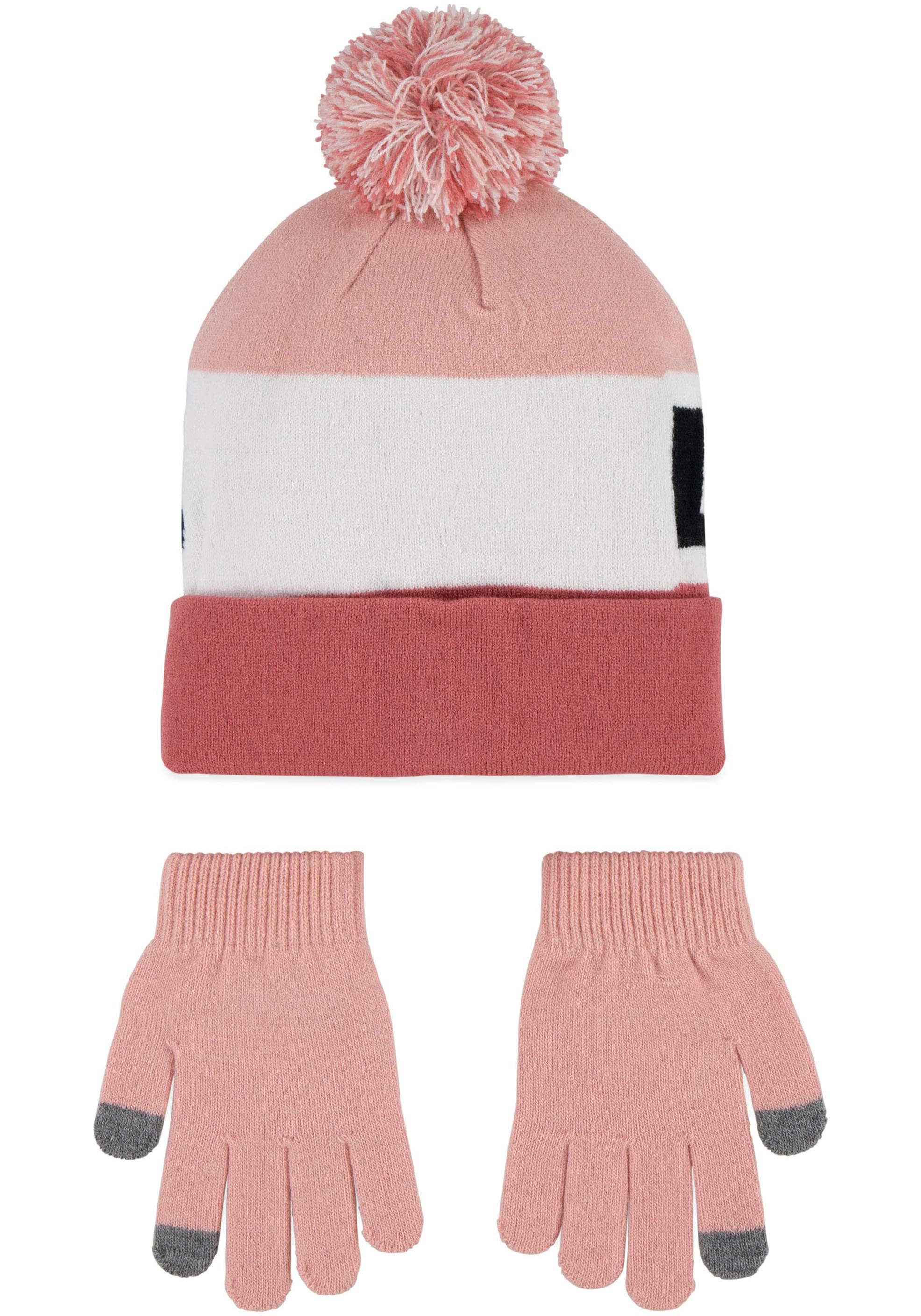 Levi's® Kids Bommelmütze und Handschuh im Set