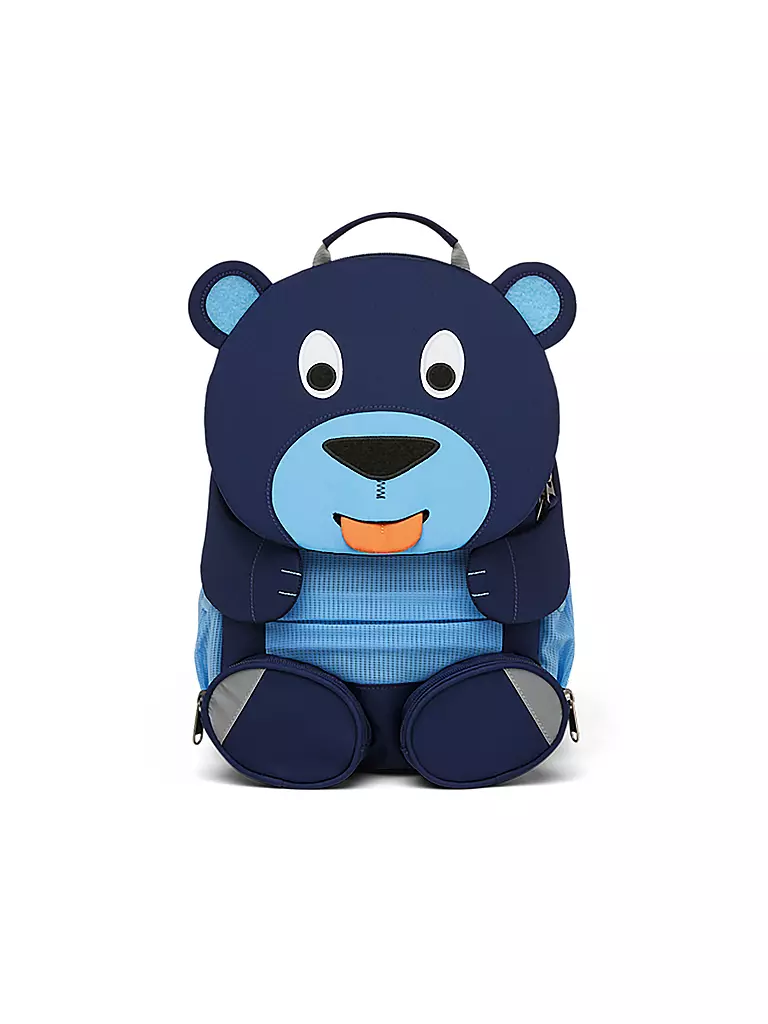 AFFENZAHN Kinder Rucksack Großer Freund - Baer dunkelblau
