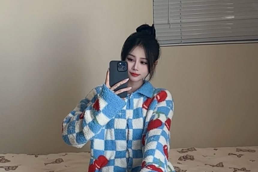 GOUB - Cherry Fleece Pyjamaset