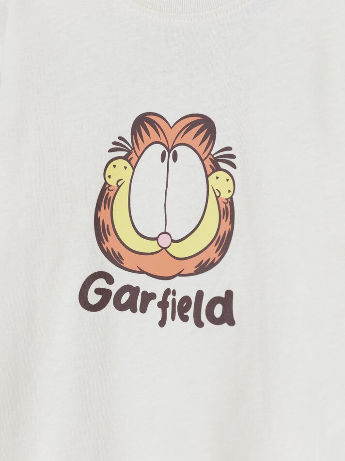 Conjunto Garfield de duas peças: macacão e camiseta - Nikelodeon - Azul Royal