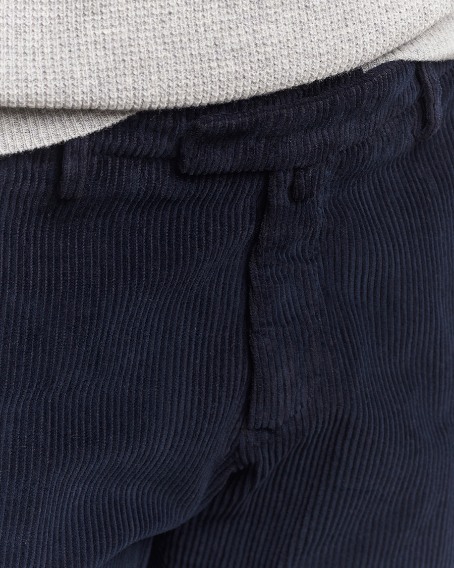 Briglia 1949 Slim Fit Corduroy Trousers Navy
