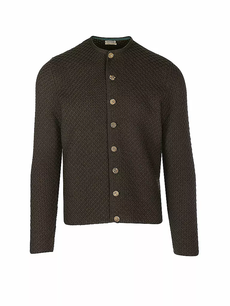 GOTTSEIDANK Trachten Strickjacke XAVER olive