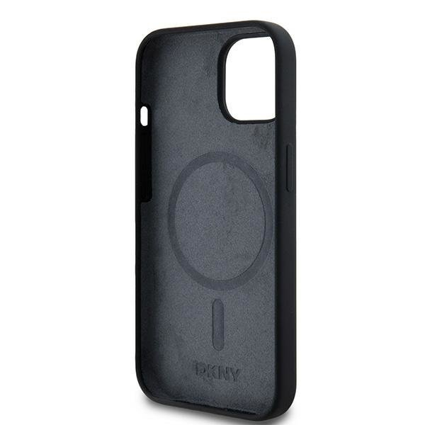 iPhone 14 MagSafe Silikon Hülle Case (DKHMP14SSNYACH) - Schwarz