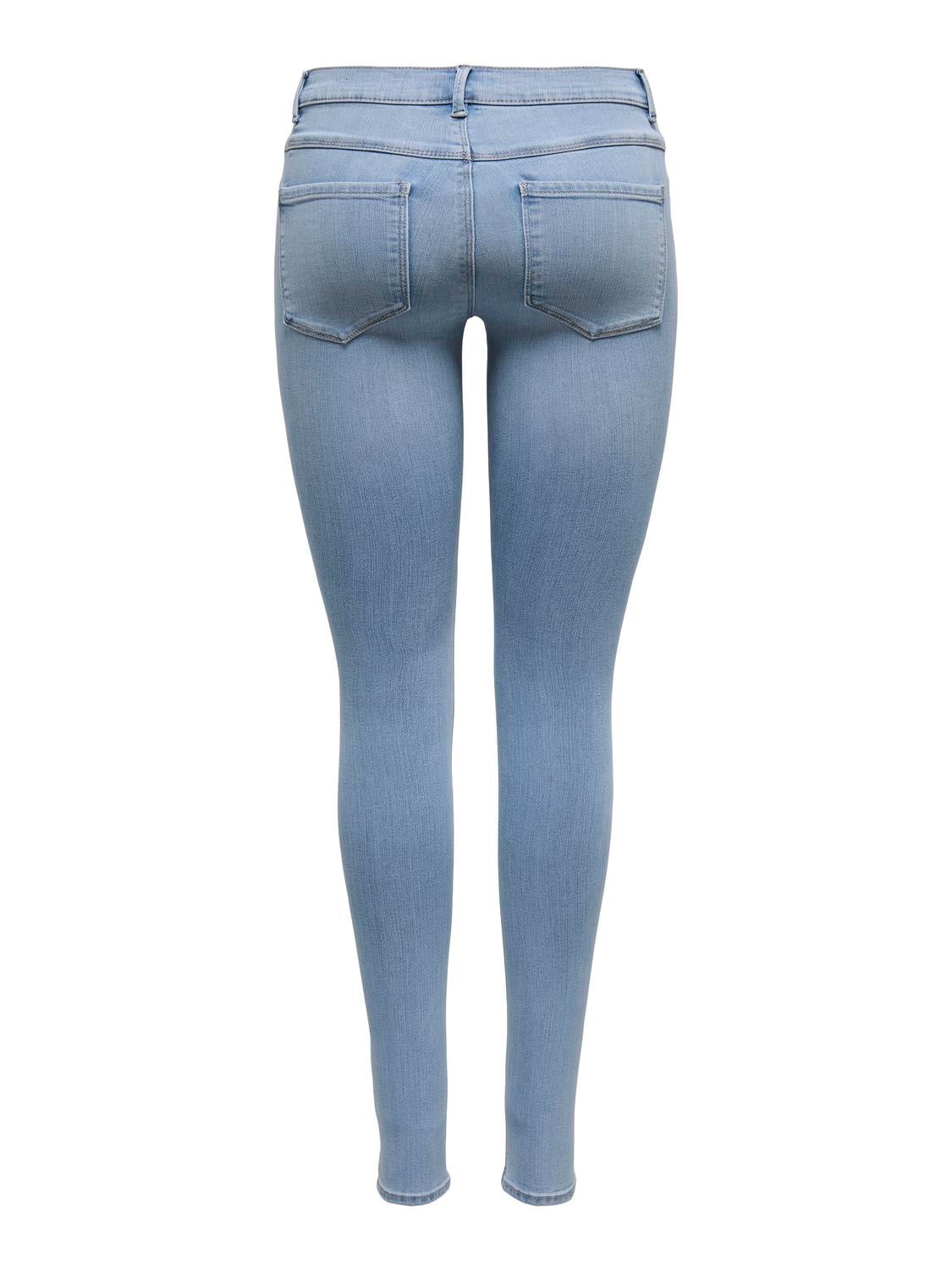 ONLRAIN Mittlere Taille Skinny Fit Jeans Light Blue Denim