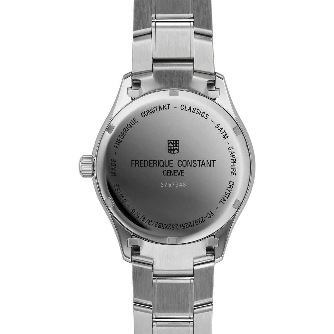 Frederique Constant Classics Quartz GMT Schwarz