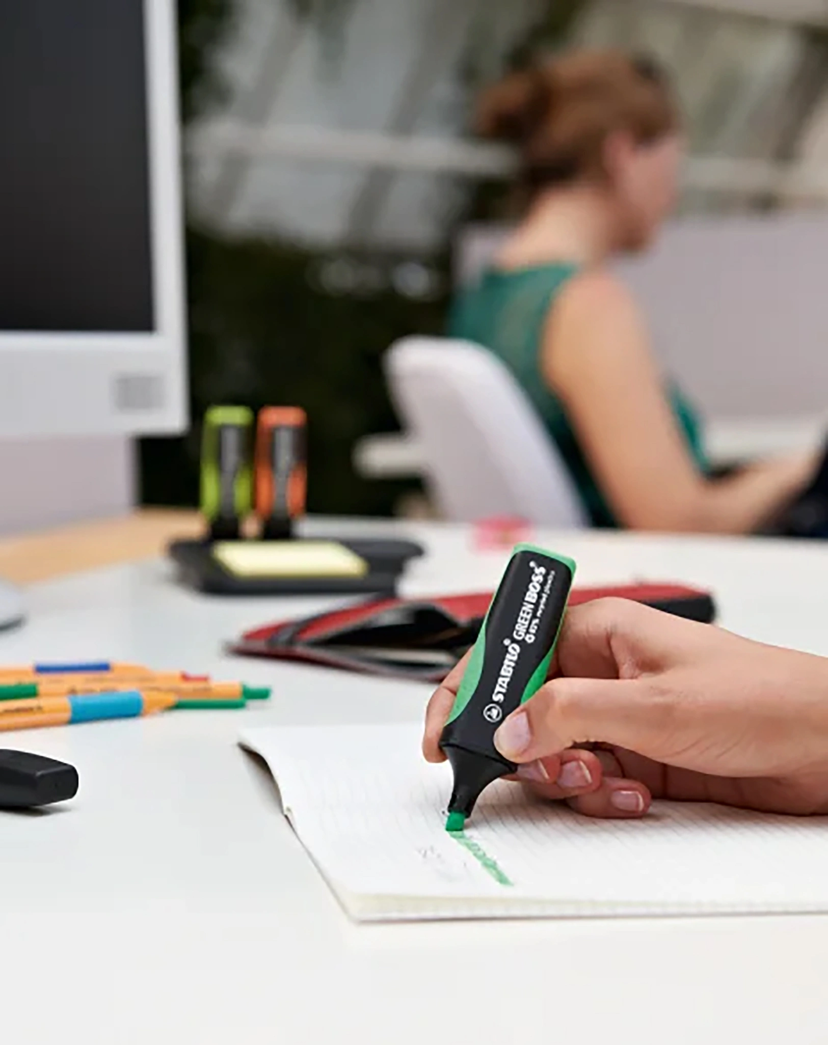 Textmarker STABILO® GREEN BOSS 4er-Pack