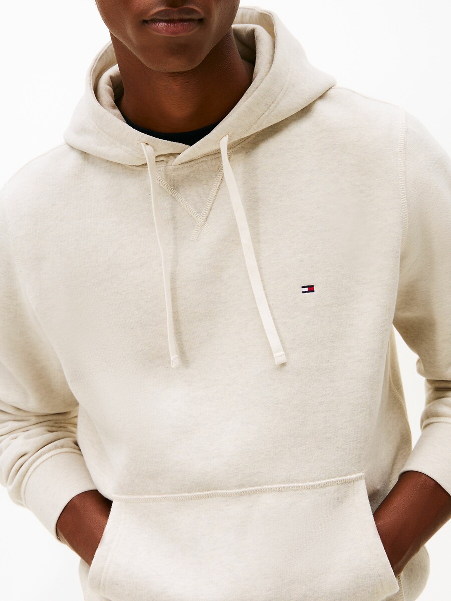 TOMMY HILFIGER<br>Moletom com capuz de lã