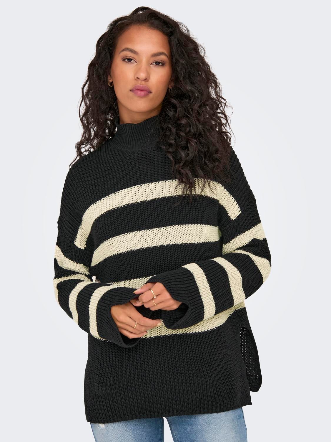ONLBELLA Strickpullover Black