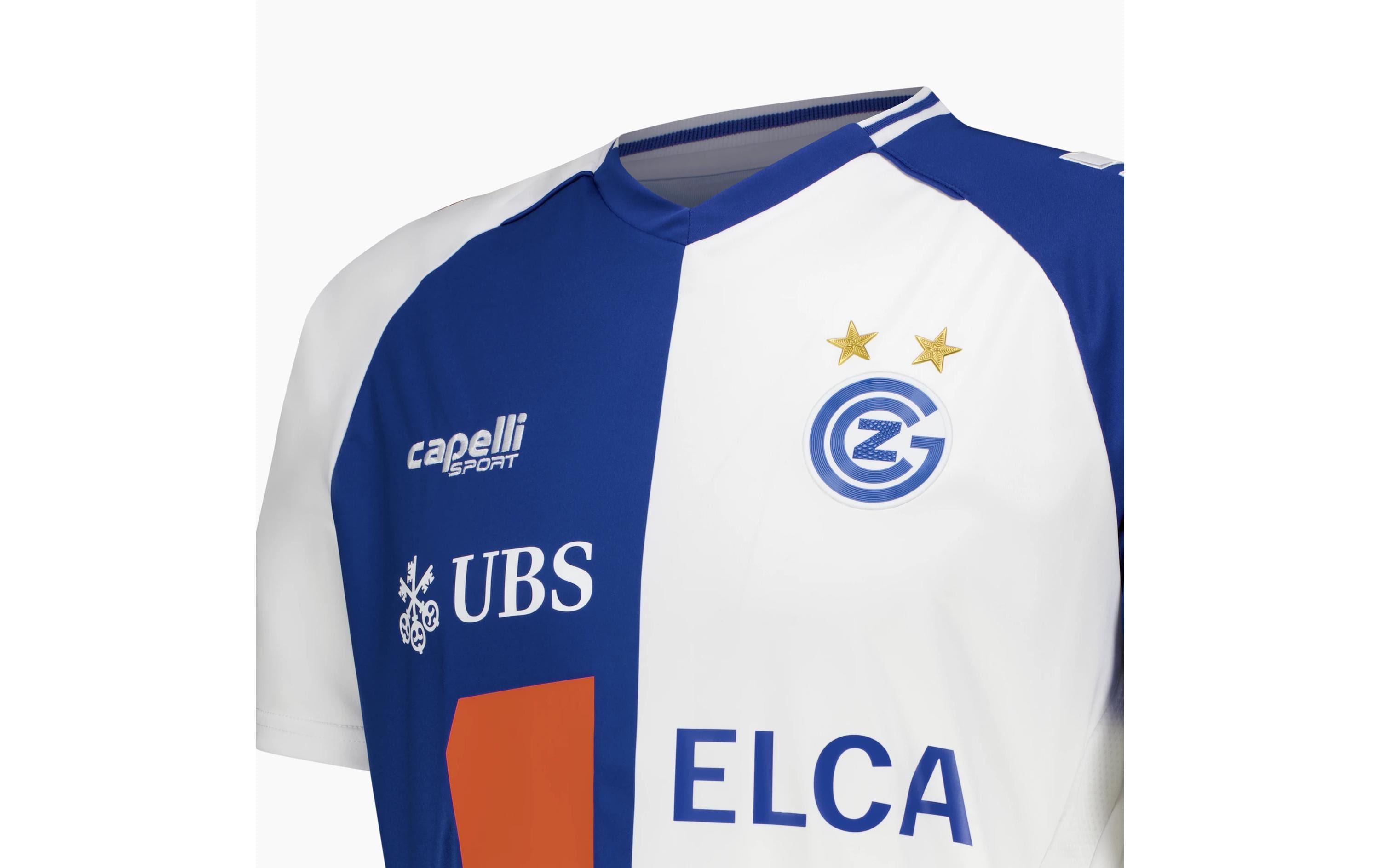 Home Jersey 25/26, M, Blau / Weiss<br>Heimtrikot des GC Zürich für die Saison 2025/26