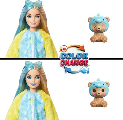 Barbie Cutie Reveal Dukke Animal Series Delfin