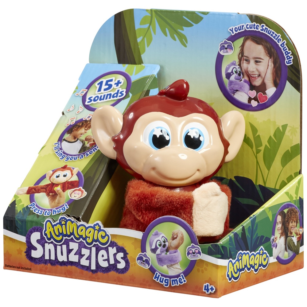 Animagic Little Snuzzlers Affe interaktives Haustier