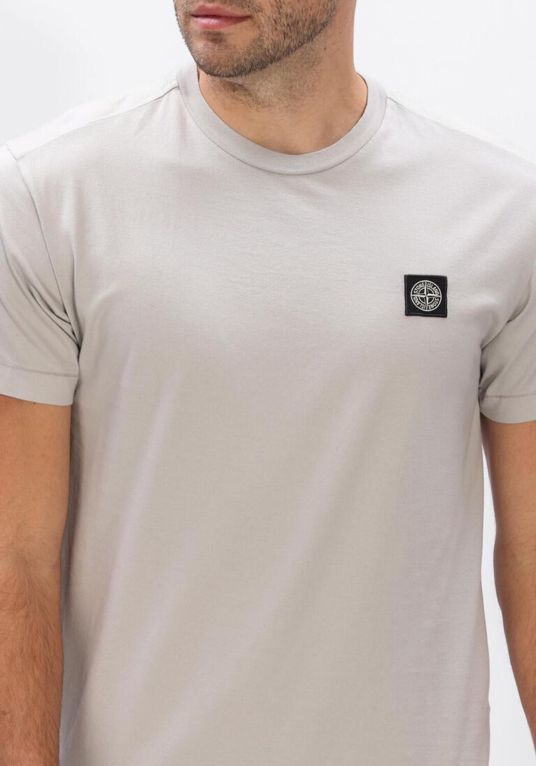 grijze stone island t-shirt ss t-shirt s0013