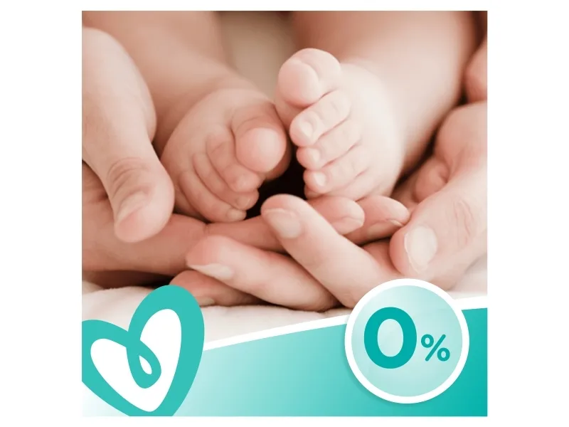 Pampers Sensitive 81687195, Vådservietter til baby, Dermatologisk testet, Allergivenlig, Neutral pH, Parfumefri